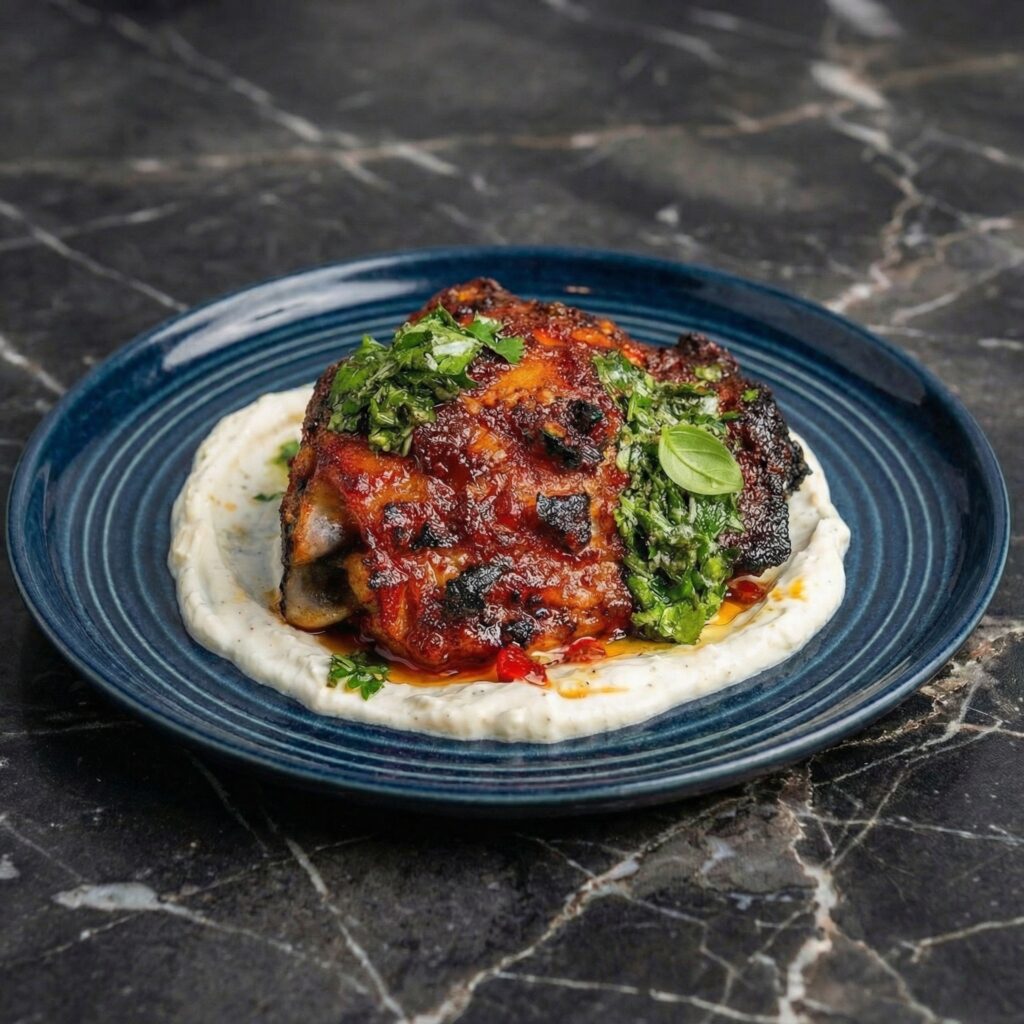 Sweet Heat Perfection: Calabrian Chile Honey Roasted Chicken (Bone-In Thighs)