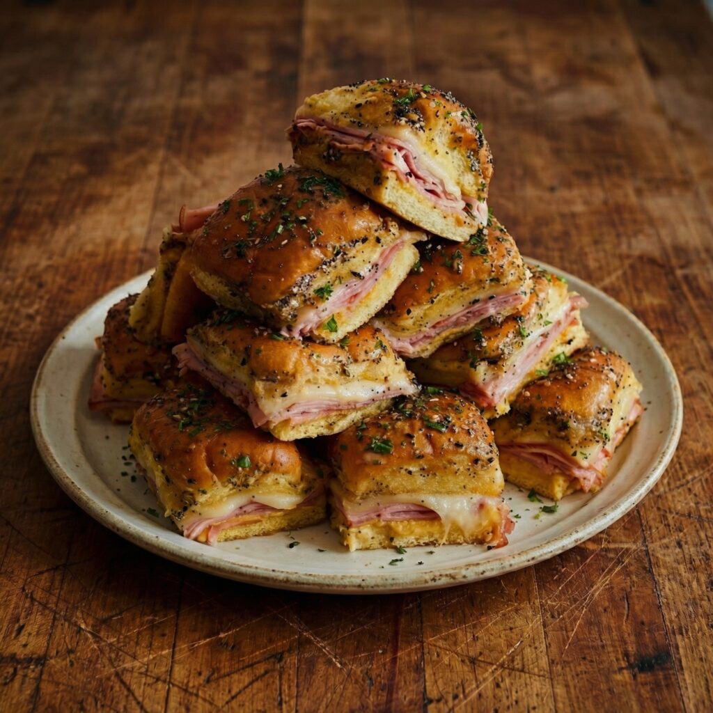 Melty, Buttery, and Crowd-Pleasing: The Ultimate Easy Ham and Cheese Sliders