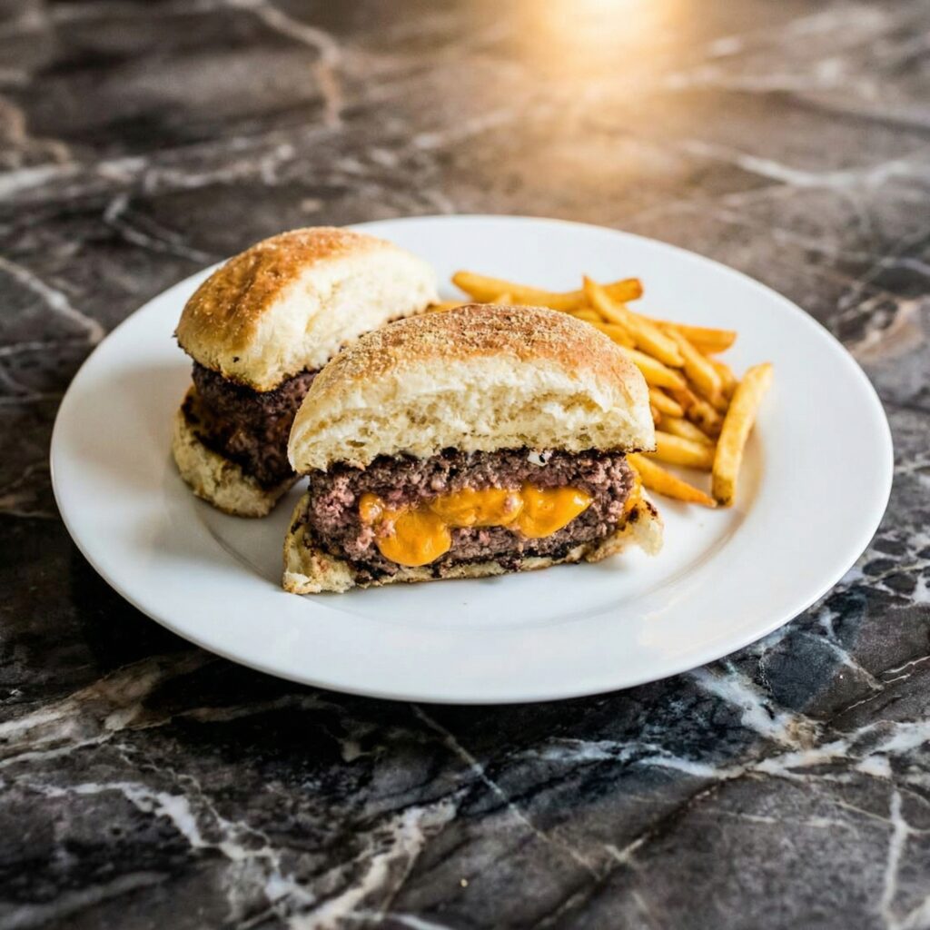 Cheese-Stuffed Perfection: The Ultimate 5-Ingredient Juicy Lucy Burger