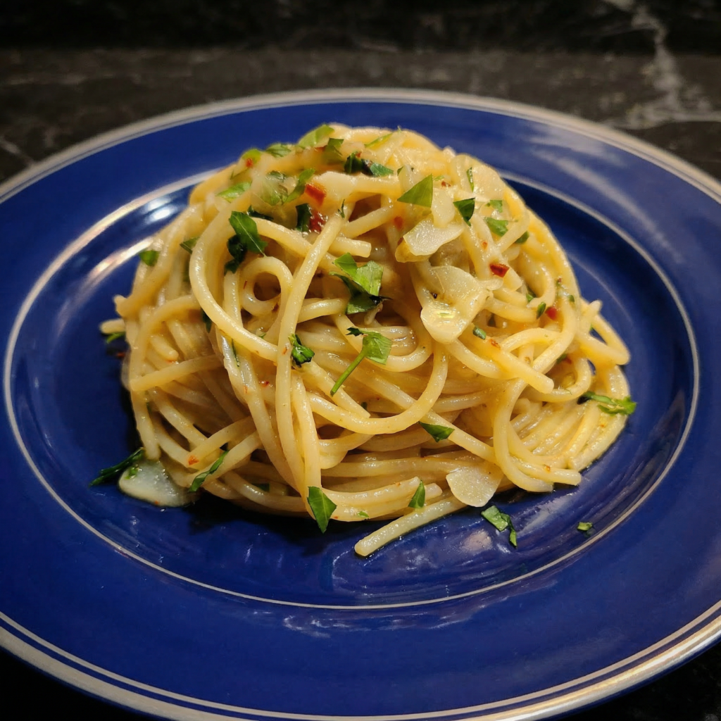 Spaghetti Aglio e Olio (The 5-Ingredient Italian Classic)