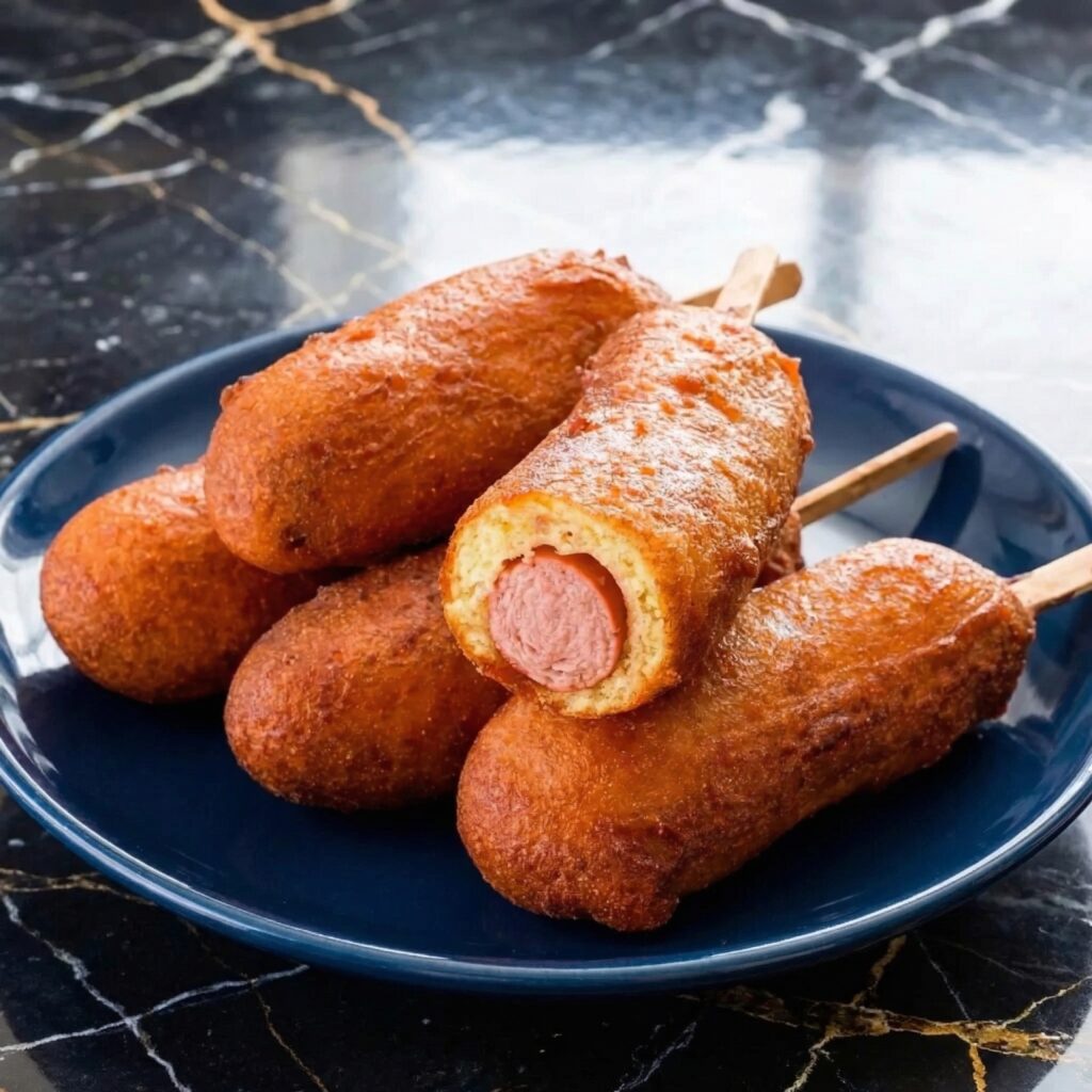 Crispy Homemade Corn Dogs