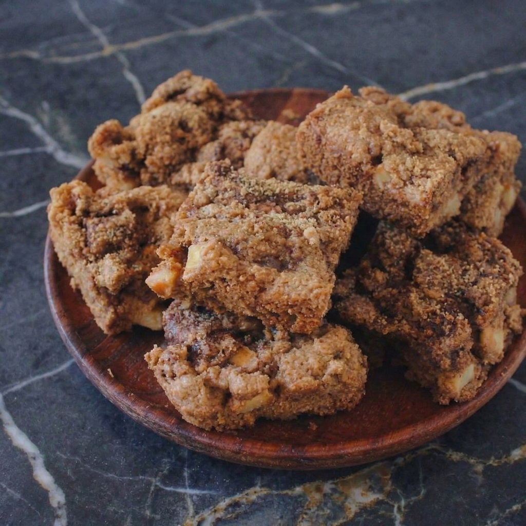 Peanut Butter Apple Cake Bars: Easy, One-Bowl Fall Dessert