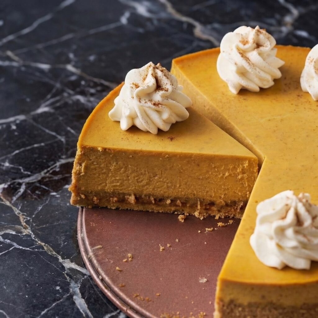Ultimate Pumpkin Cheesecake with Gingersnap Crust