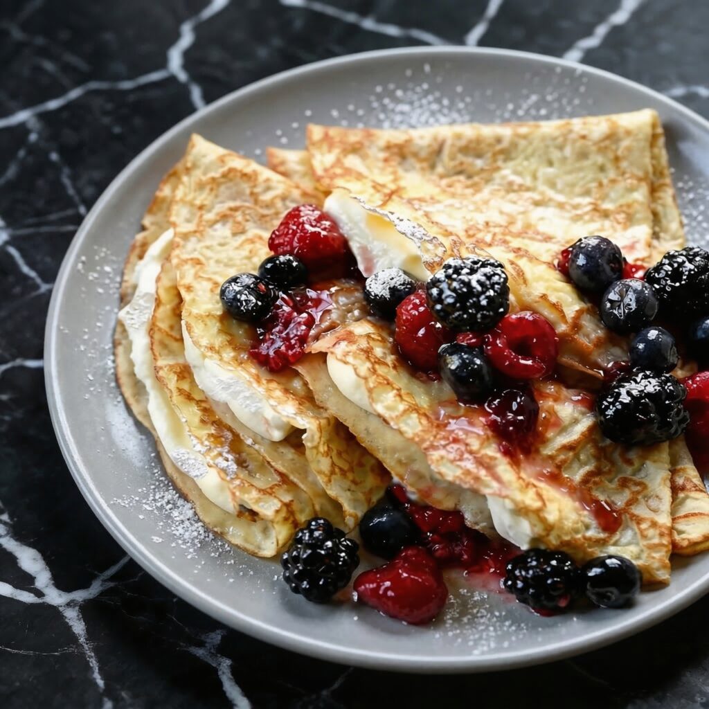 French Crepes (Thin, Delicate, Versatile)