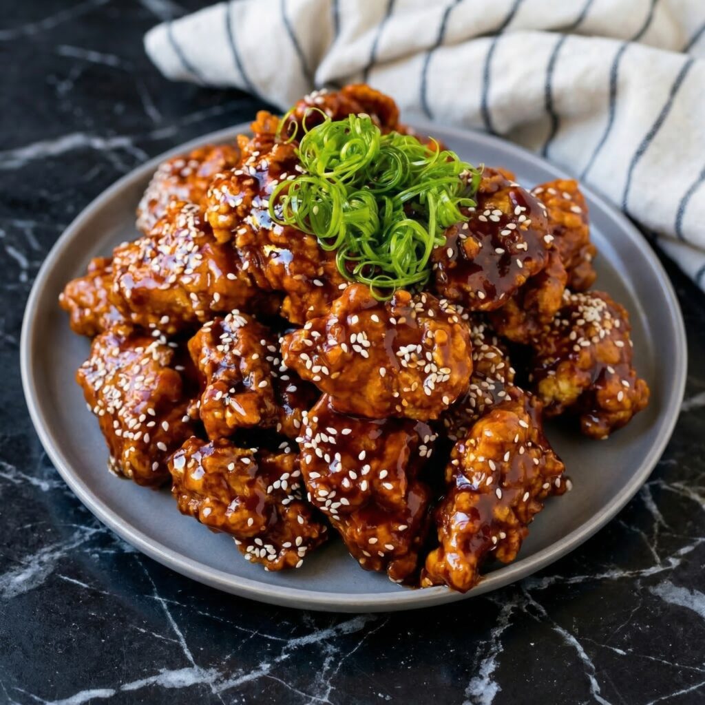 Korean Fried Chicken: Double-Fried, Extra Crispy, Glazed
