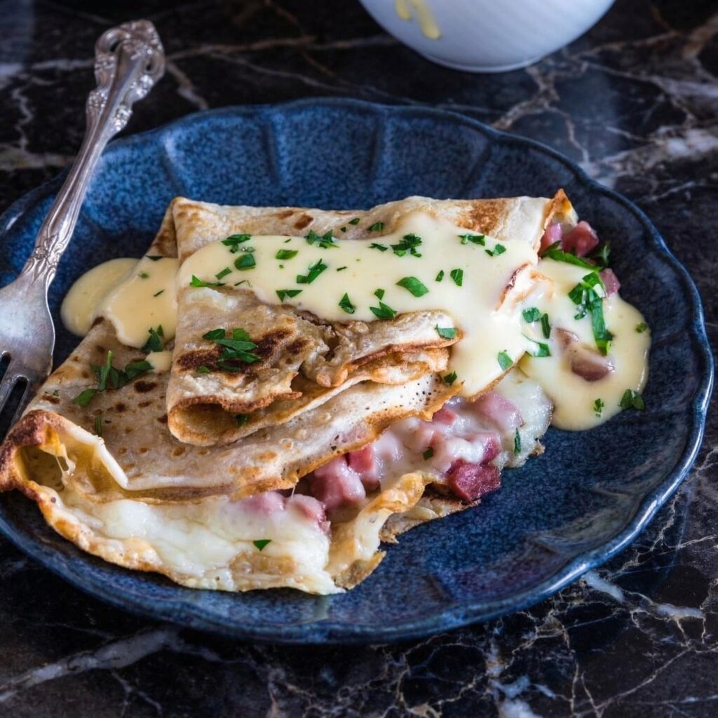 Ham and Cheese Crepes: Savory French Classic